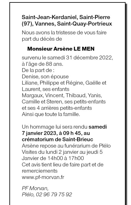 Image Annonce nécrologique