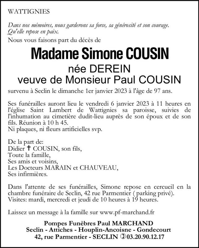 Image Pour voir le faire-part de Simone Cliquez-ici