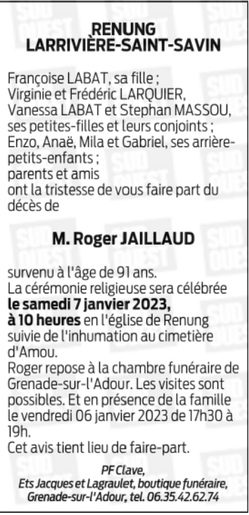 Image Annonce nécrologique