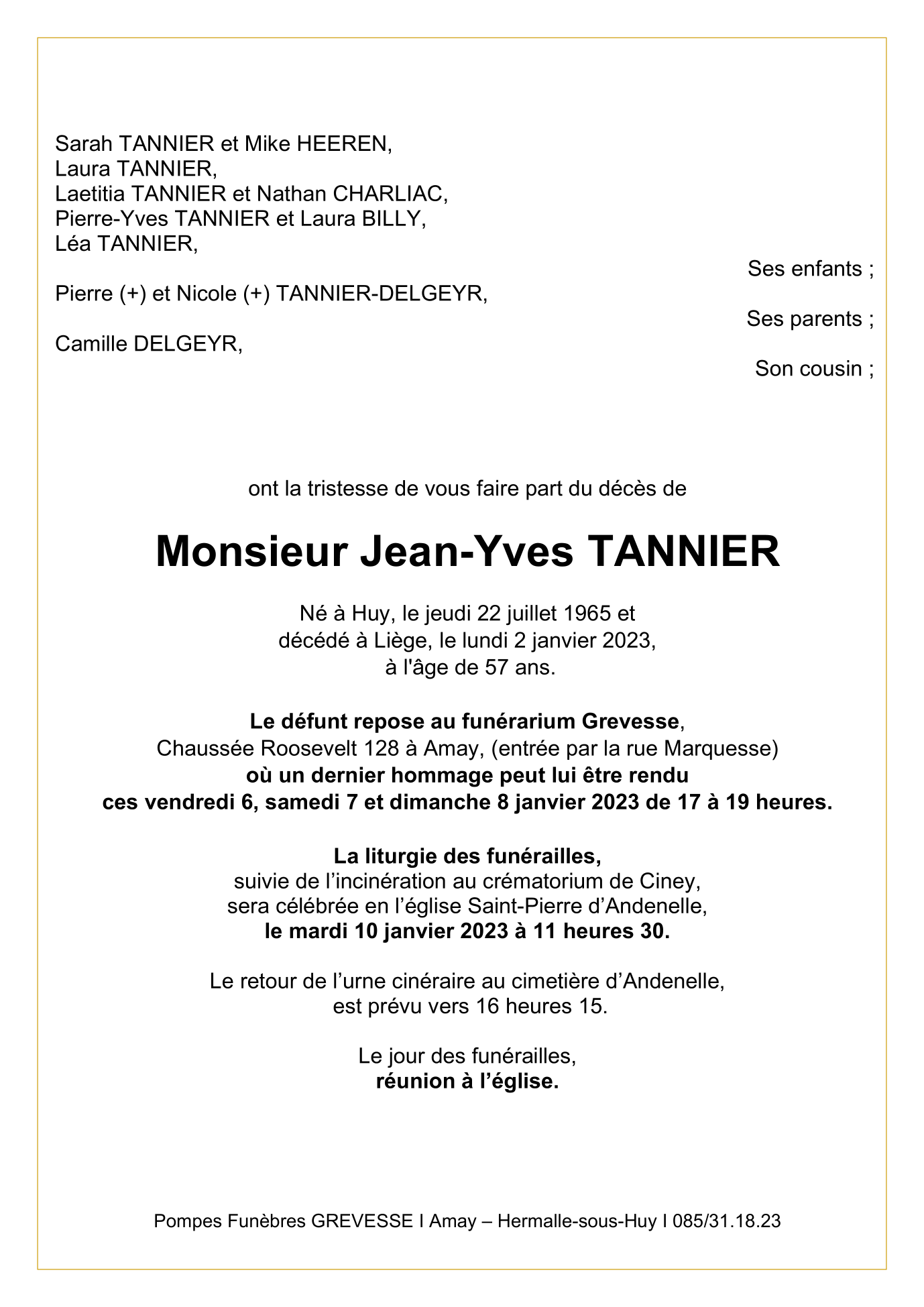 Image Annonce nécrologique