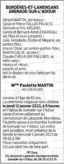 Image Annonce nécrologique