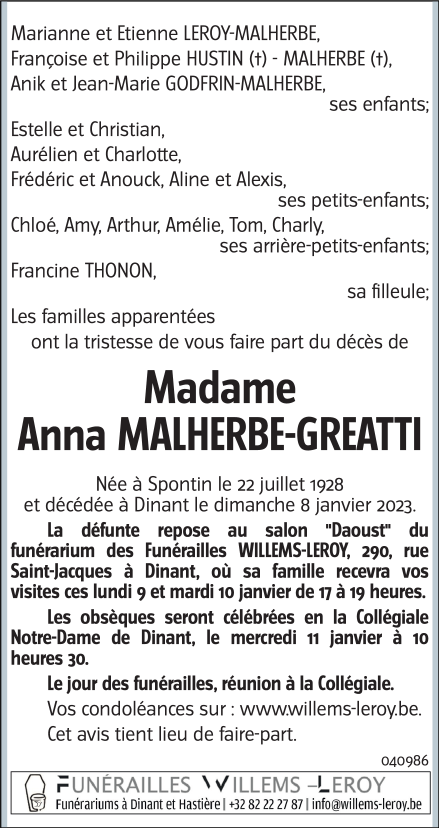 Image Annonce nécrologique