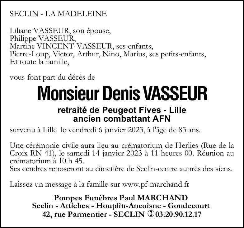 Image Pour voir le faire-part de Denis Cliquez-ici