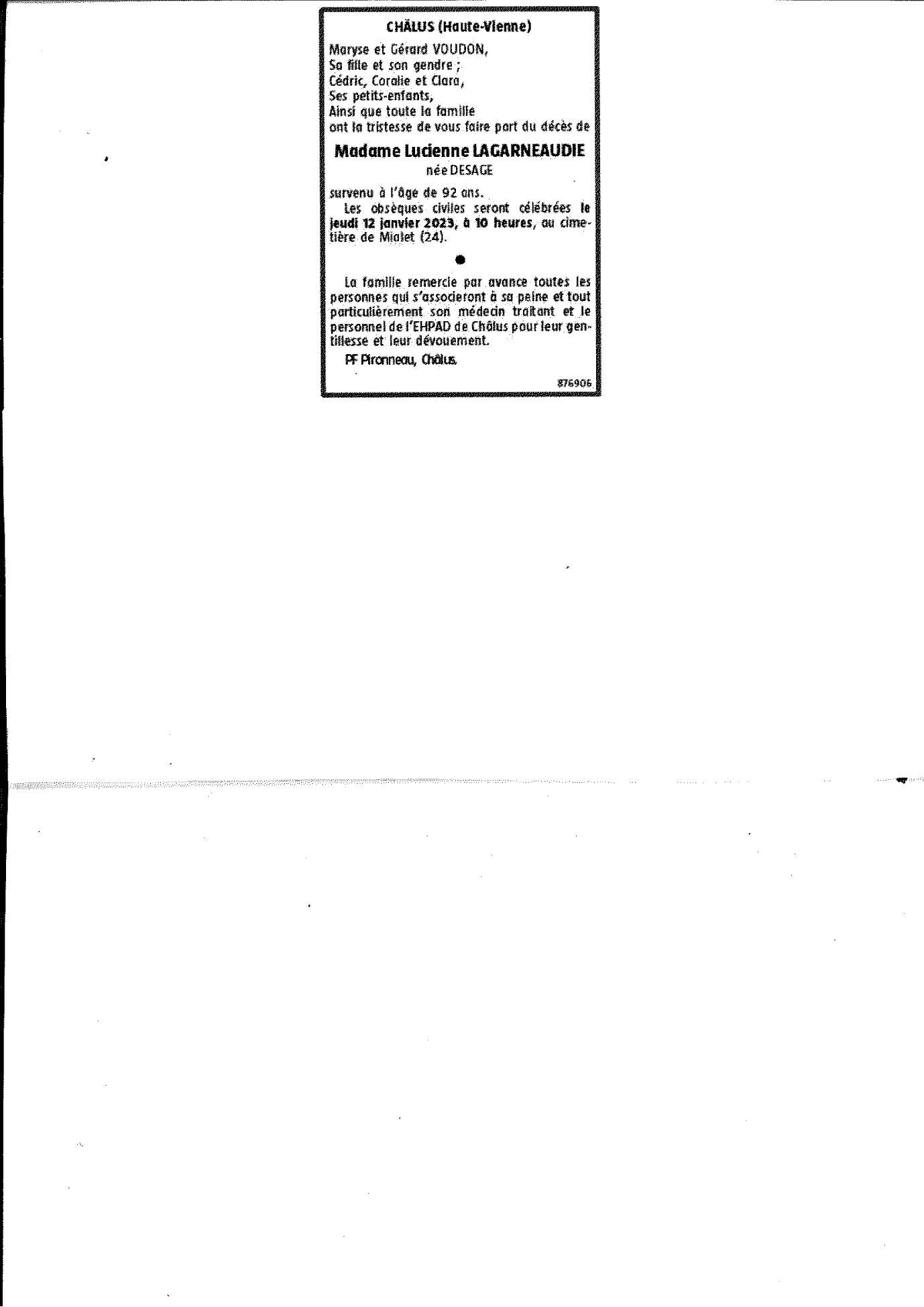 Image Annonce nécrologique