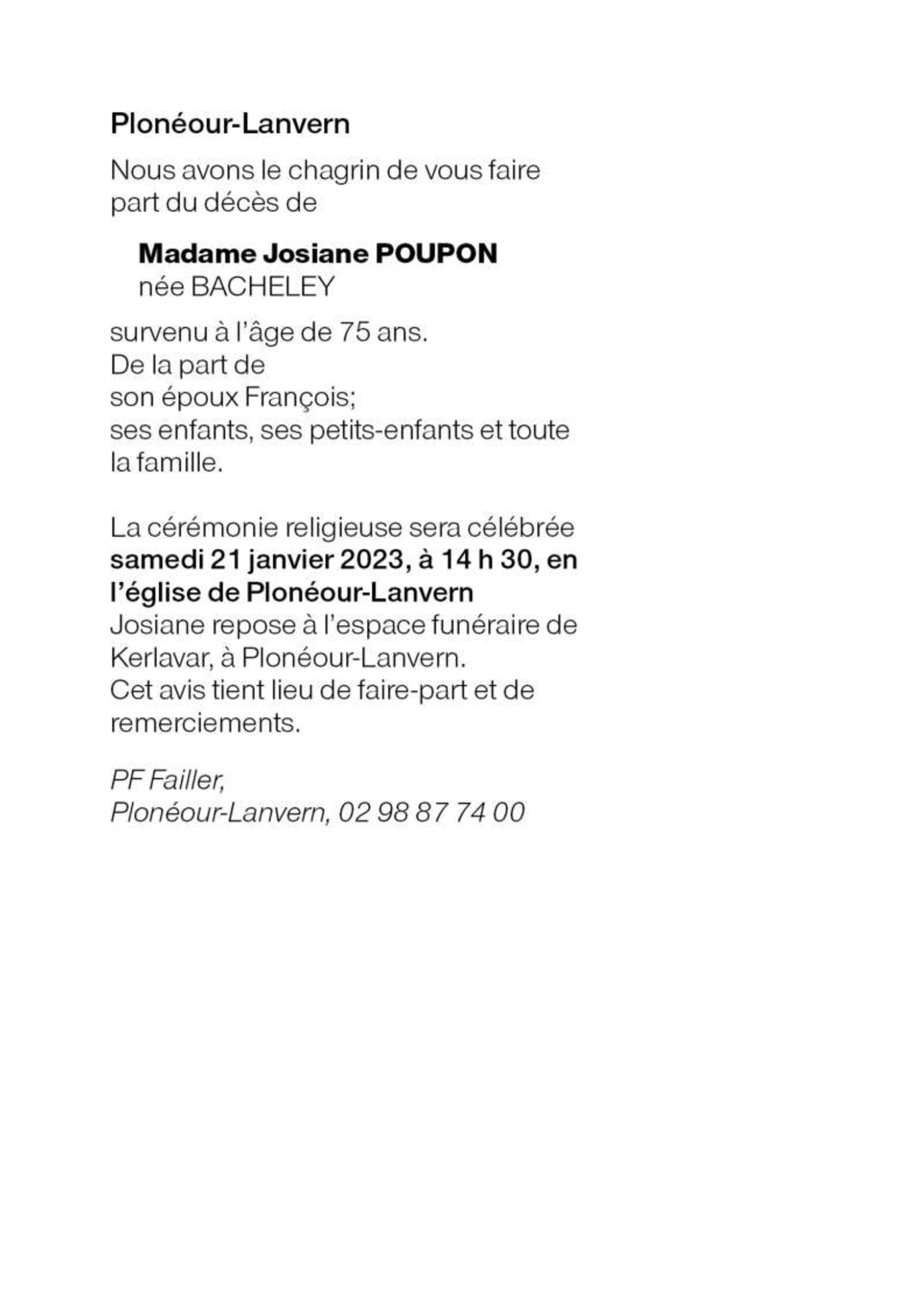 Image Annonce nécrologique