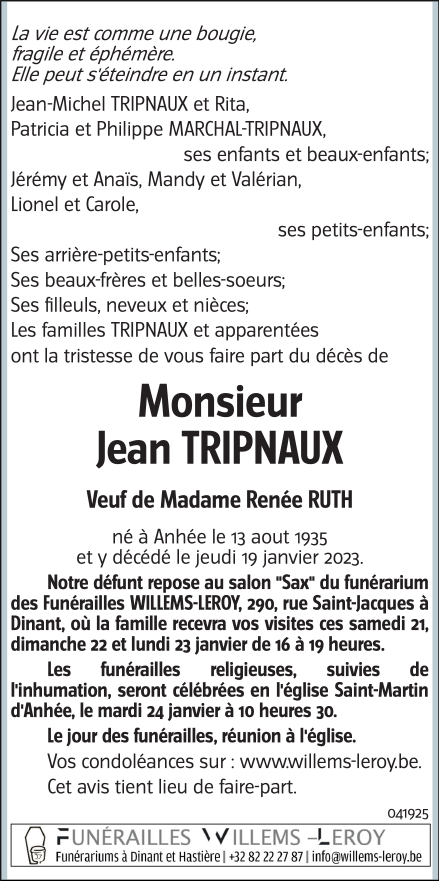 Image Annonce nécrologique