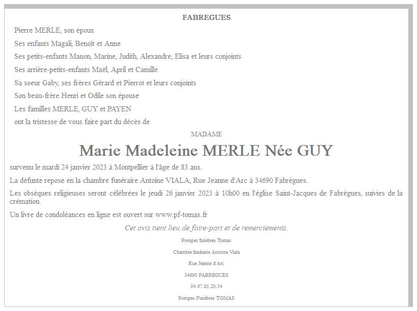 Image Annonce nécrologique