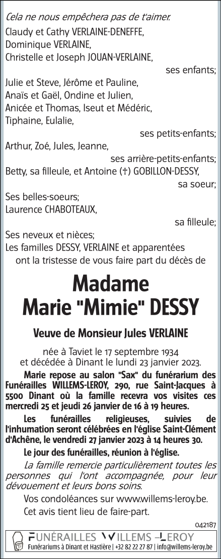 Image Annonce nécrologique