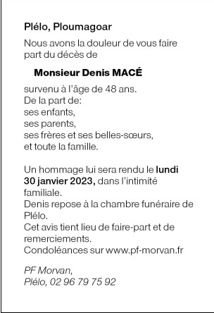 Image Annonce nécrologique