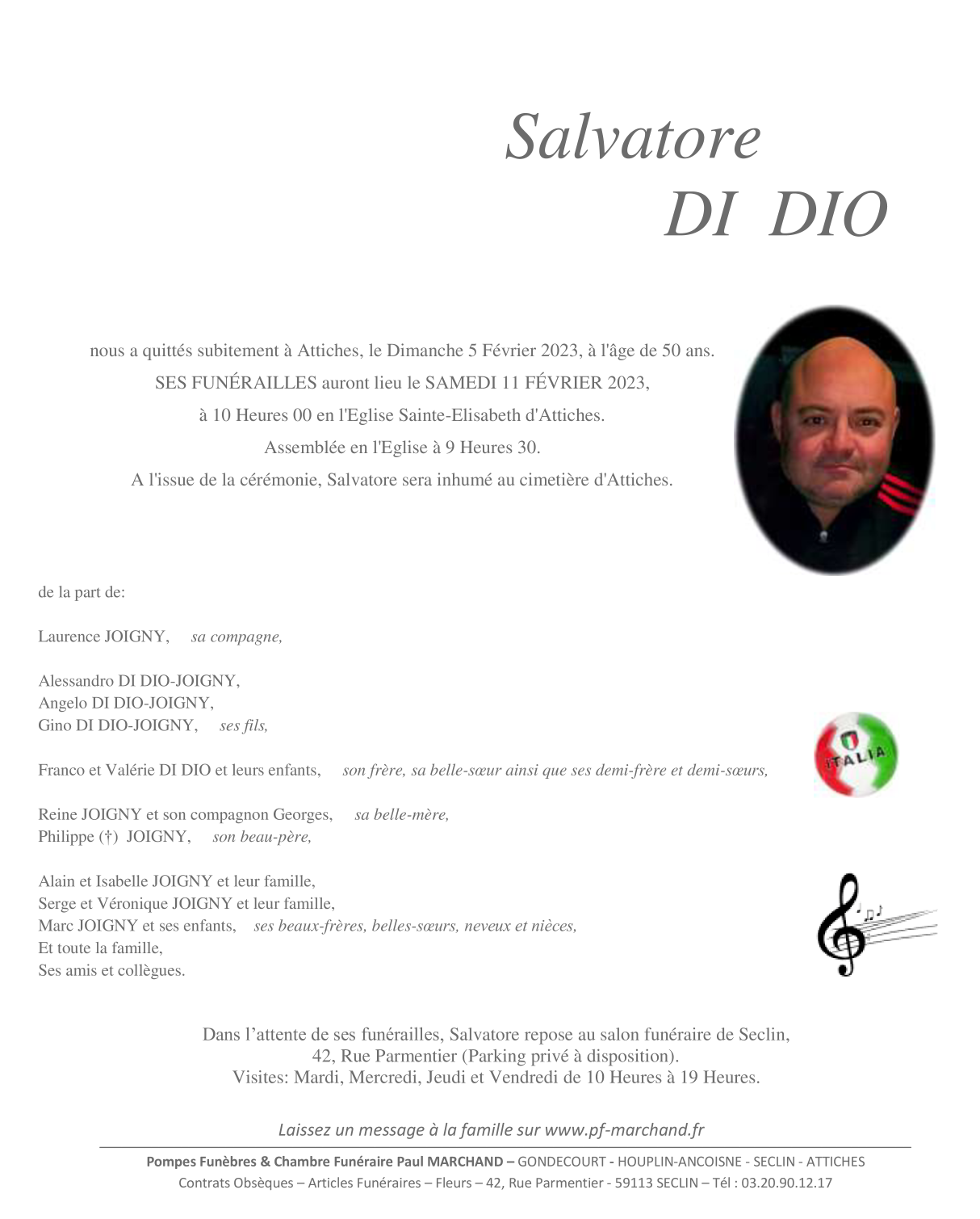 Image Pour voir le faire-part de Salvadore Cliquez-ici