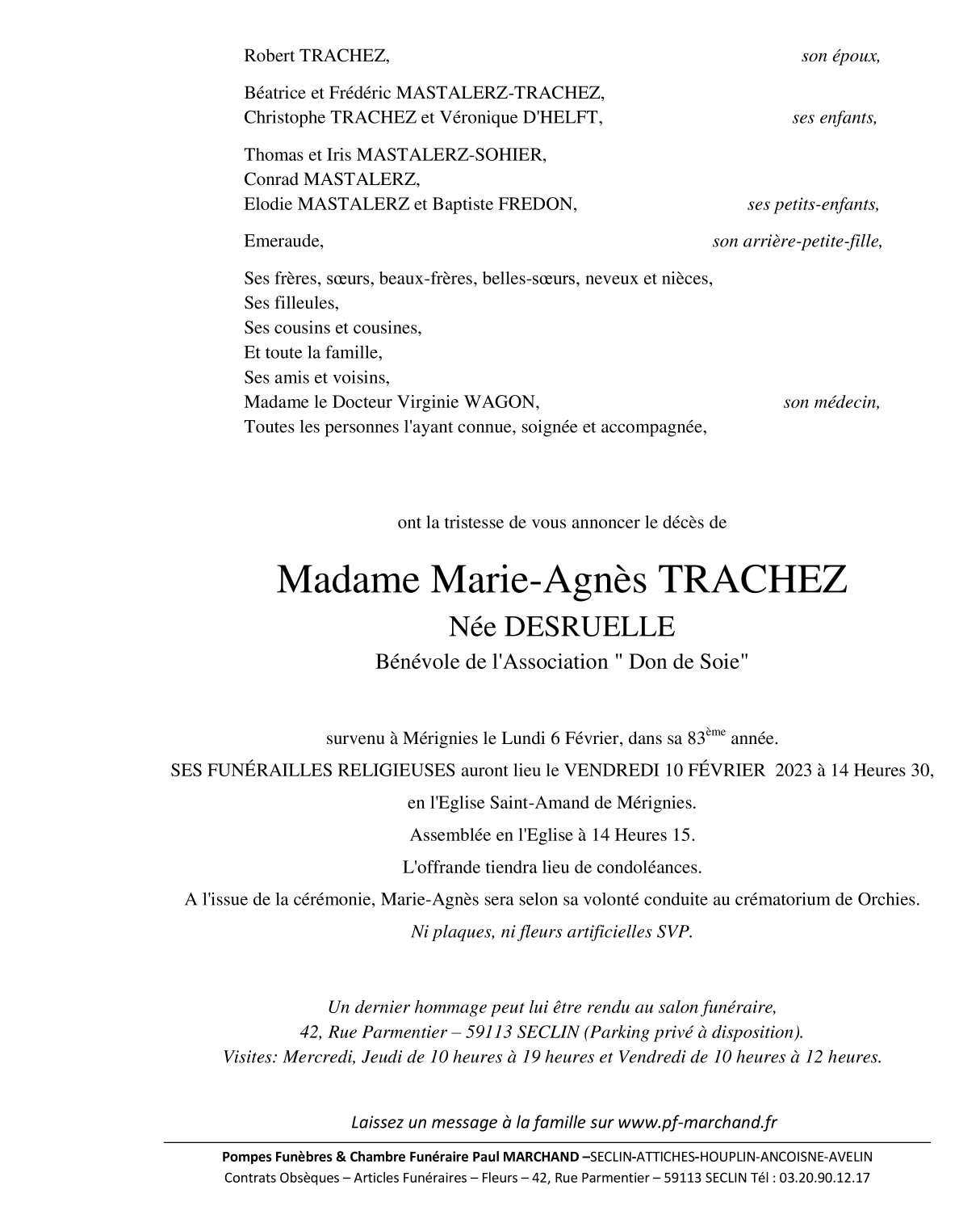 Image Pour voir le faire-part de Marie-Agnès Cliquez-ici