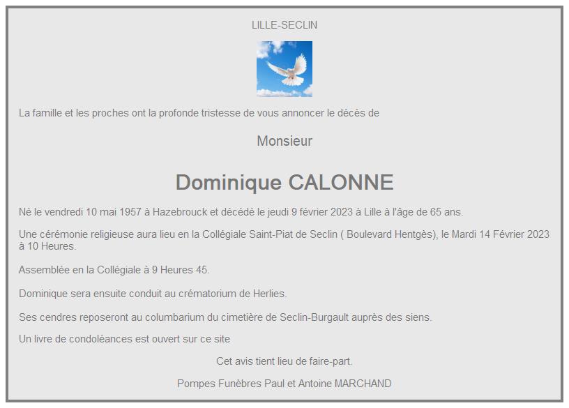 Image Pour voir le faire-part de Dominique Cliquez-ici