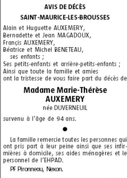 Image Annonce nécrologique