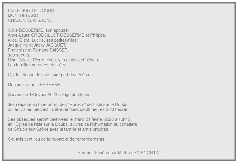 Image Annonce nécrologique