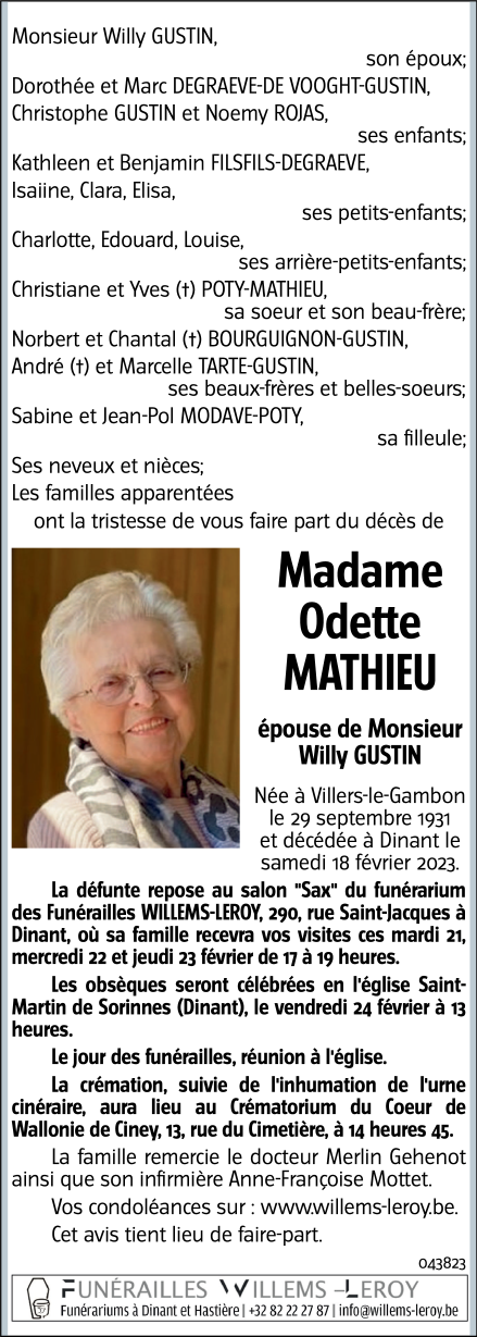 Image Annonce nécrologique