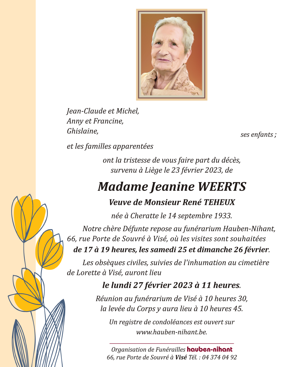 Image Annonce nécrologique