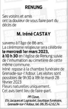 Image Annonce nécrologique