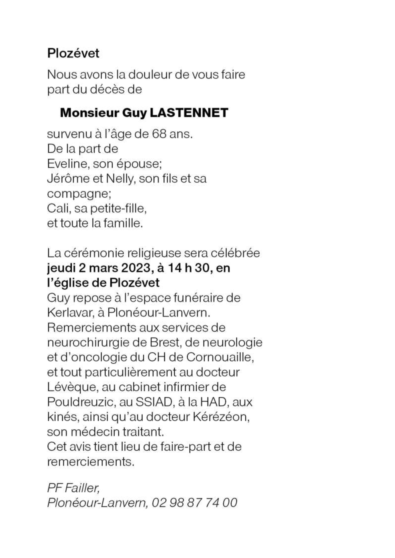 Image Annonce nécrologique