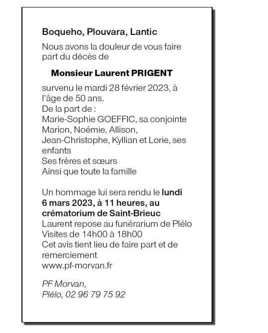 Image Annonce nécrologique