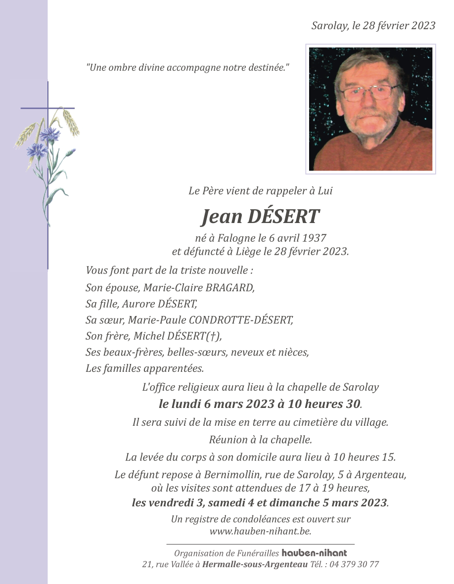 Image Annonce nécrologique