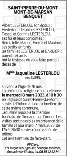 Image Annonce nécrologique