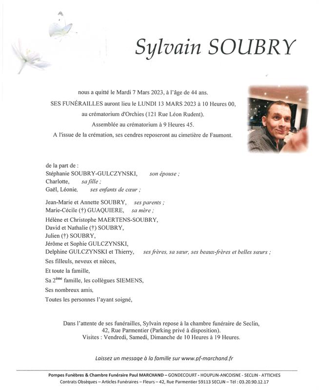 Image Pour voir le faire-part de Sylvain Cliquez-ici