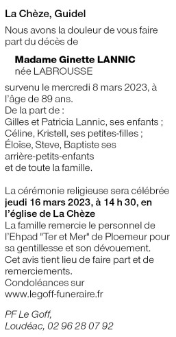 Image Annonce nécrologique