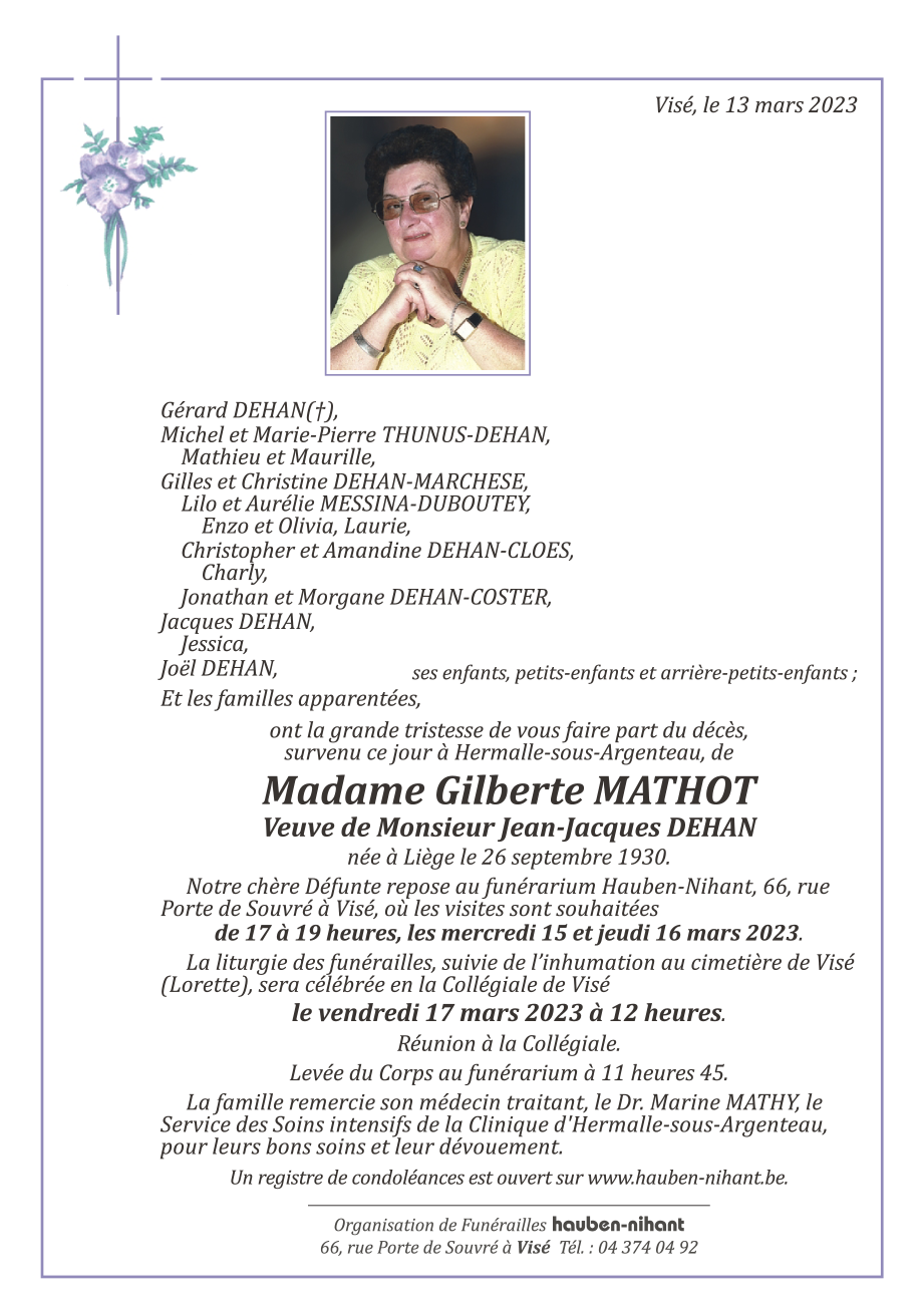 Image Annonce nécrologique