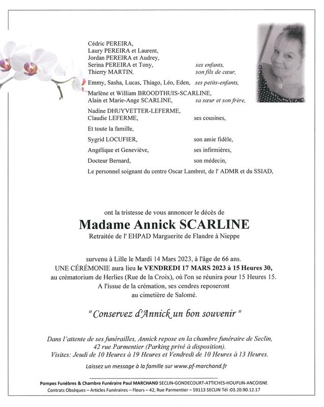 Image Pour voir le faire-part d' Annick Cliquez-ici