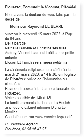 Image Annonce nécrologique