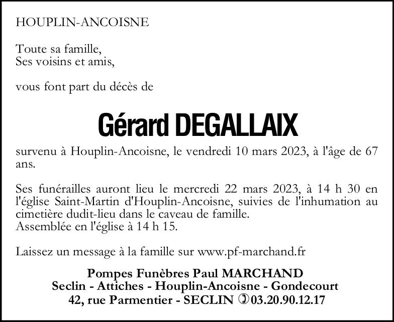 Image Pour voir le faire-part de Gérard Cliquez-ici