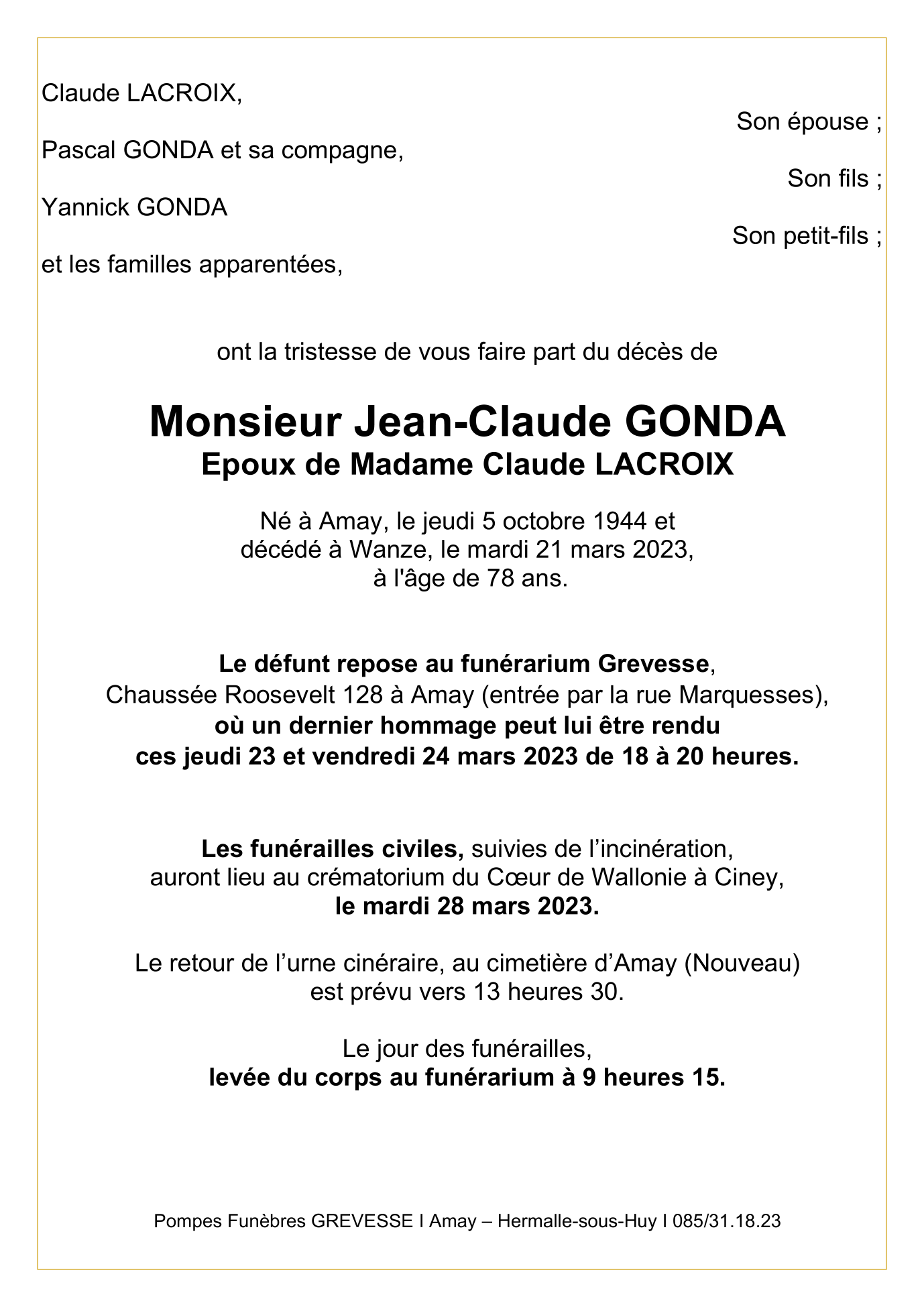 Image Annonce nécrologique