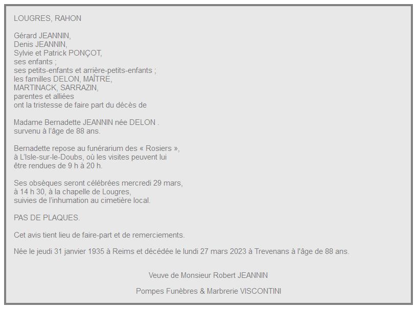 Image Annonce nécrologique