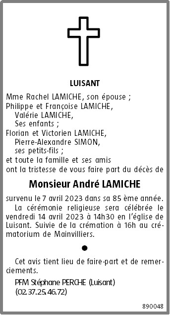 Image Annonce nécrologique