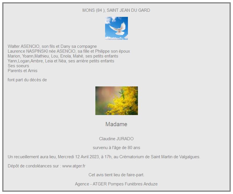 Image Annonce nécrologique