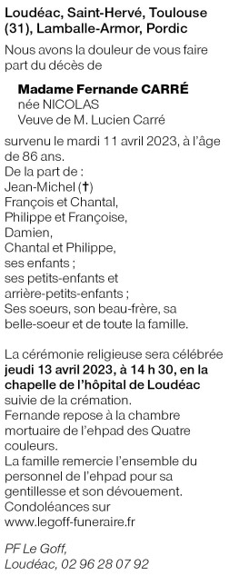 Image Annonce nécrologique