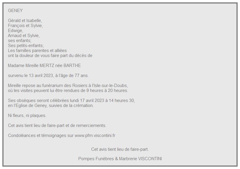 Image Annonce nécrologique