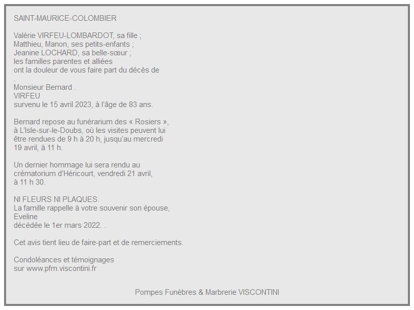 Image Annonce nécrologique
