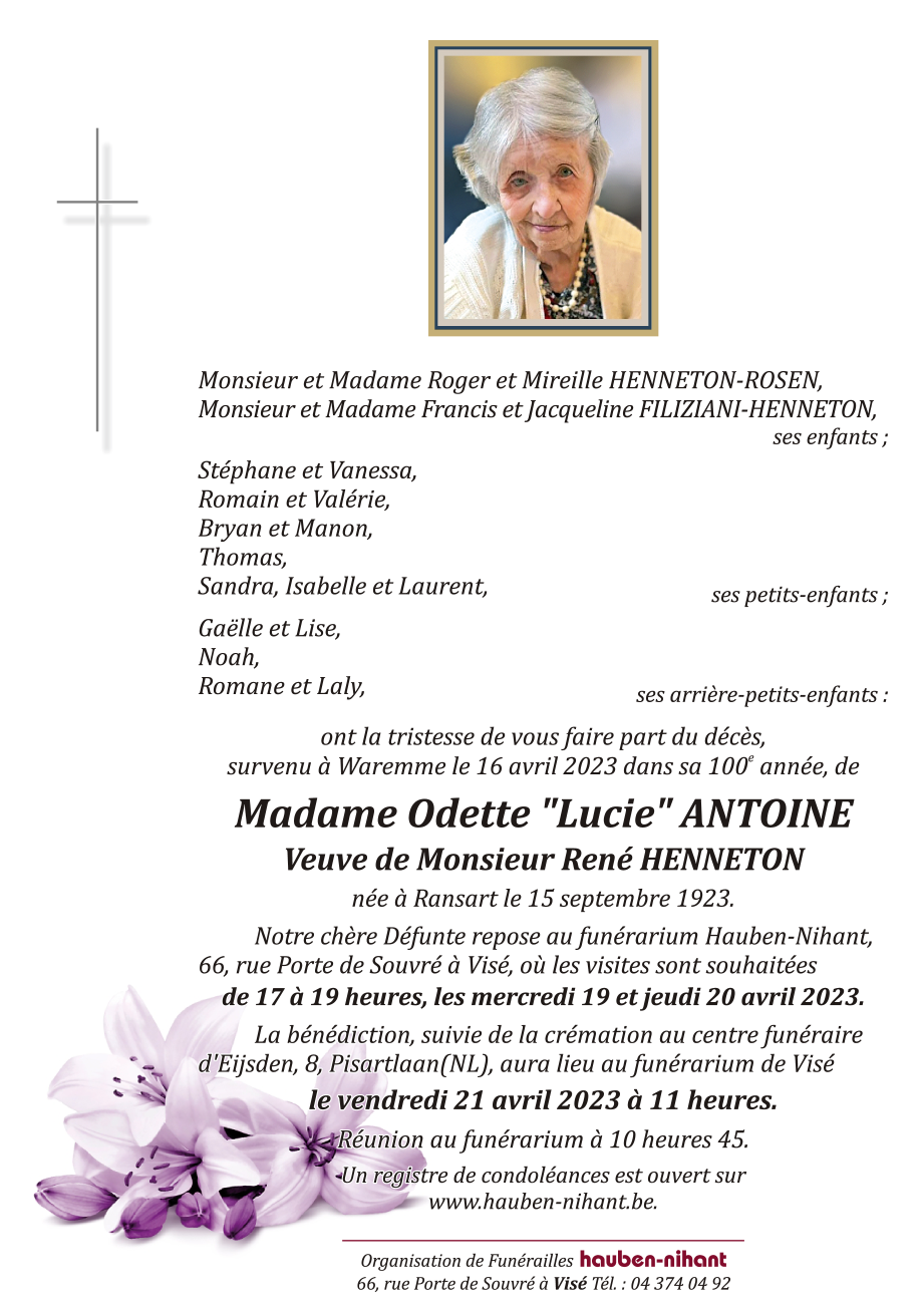 Image Annonce nécrologique