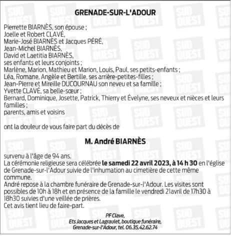 Image Annonce nécrologique