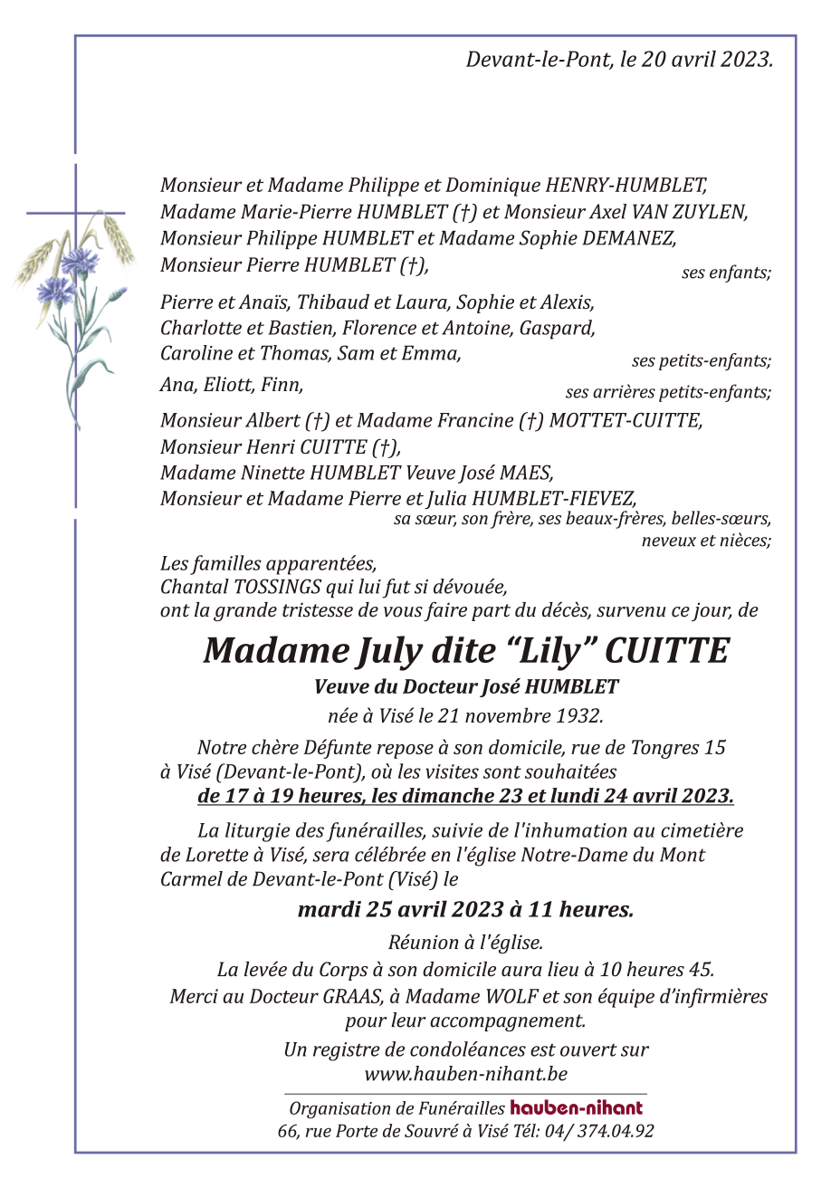 Image Annonce nécrologique