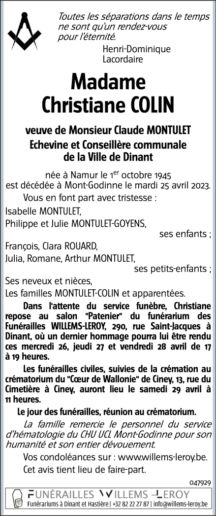 Image Annonce nécrologique