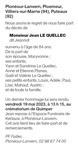 Image Annonce nécrologique
