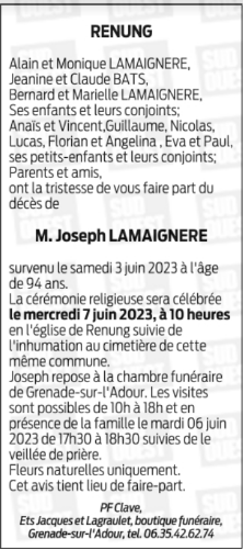 Image Annonce nécrologique