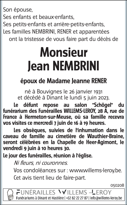 Image Annonce nécrologique
