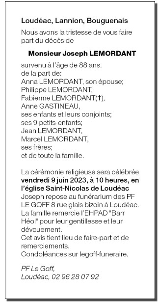 Image Annonce nécrologique
