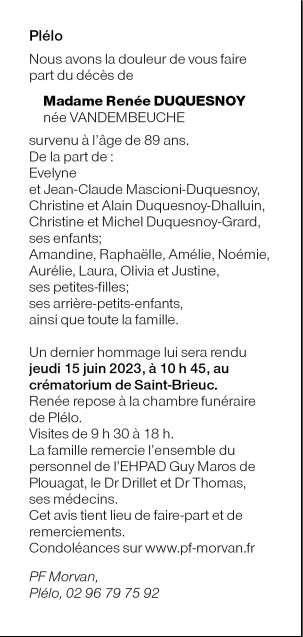 Image Annonce nécrologique