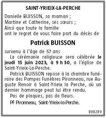Image Annonce nécrologique