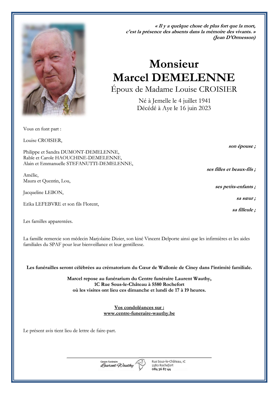 Image Annonce nécrologique