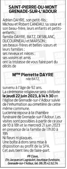 Image Annonce nécrologique